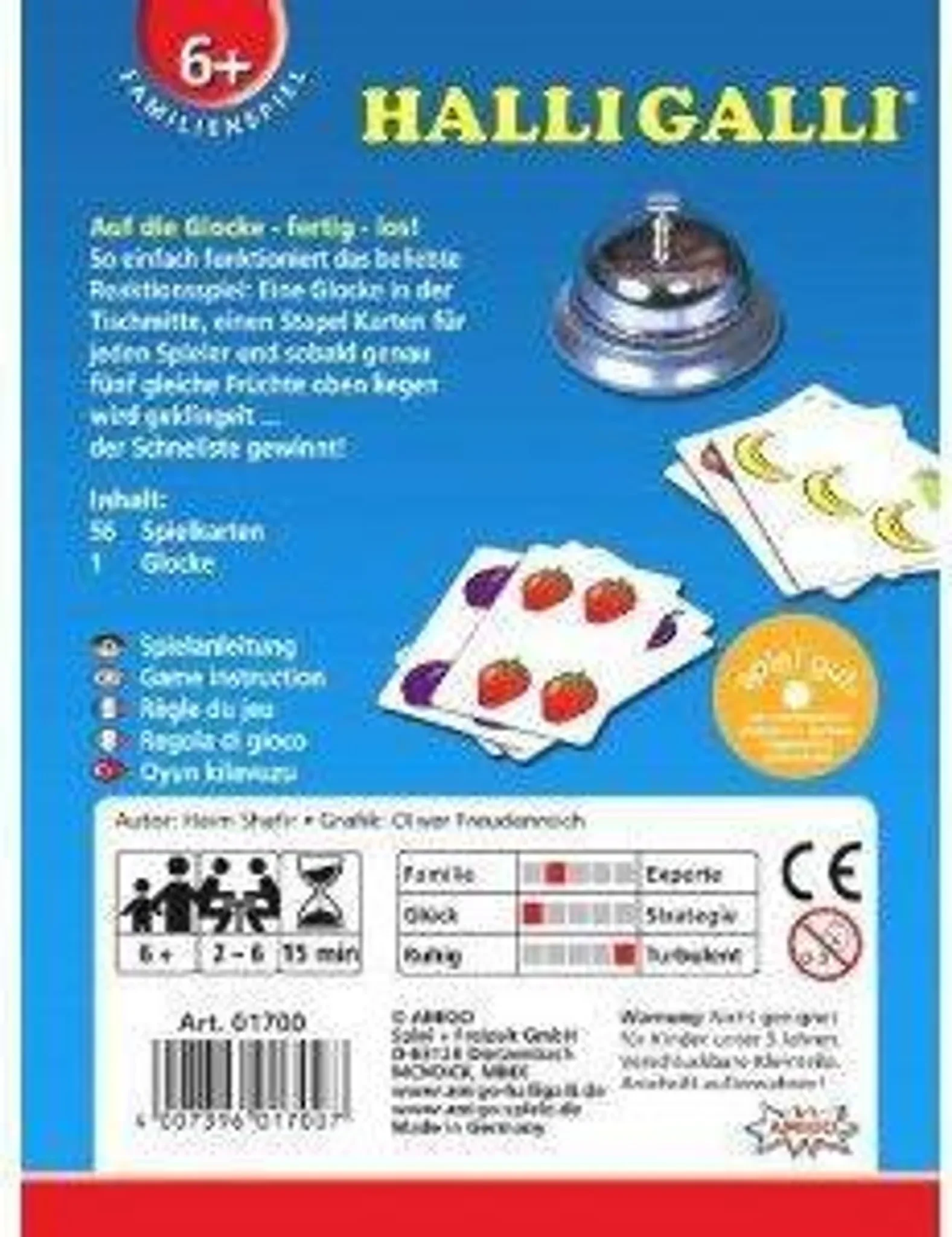 Halli Galli – Rasantes Reaktionsspiel mit Glocke